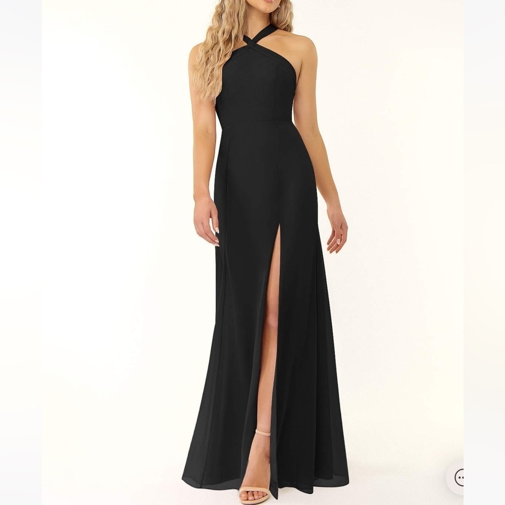 Black Bridesmaid Dress from Azazie